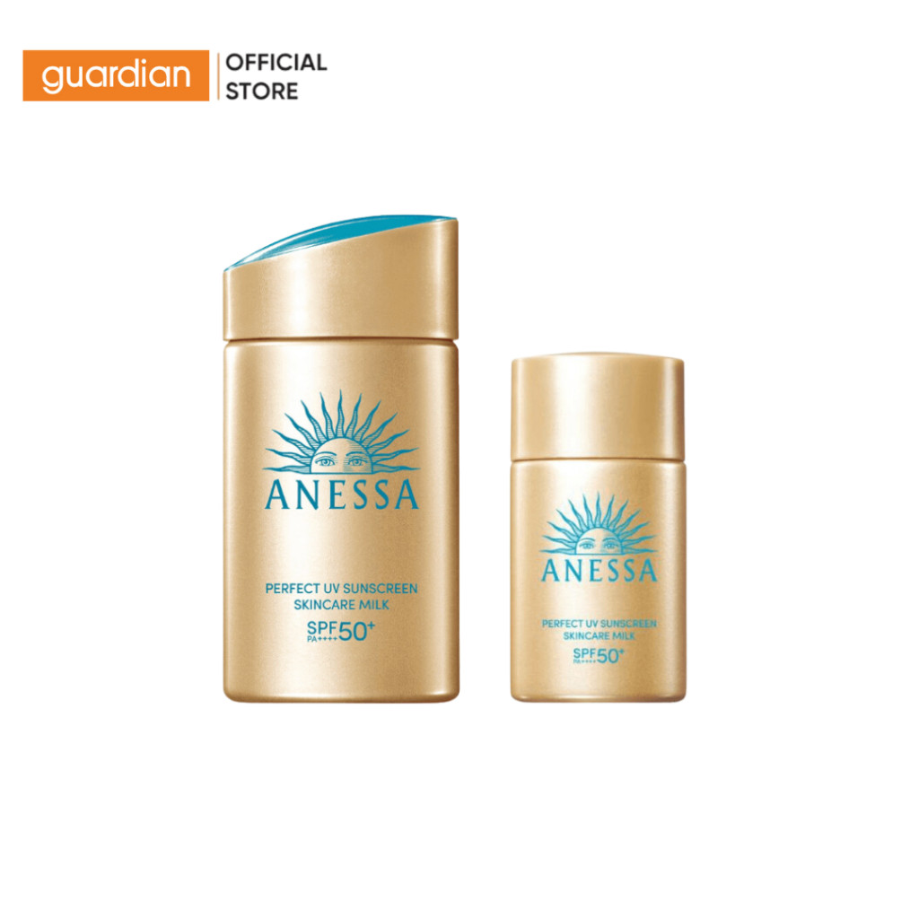 Combo Sữa Chống Nắng Anessa Dưỡng Da Perfect Uv Spf50+ Pa++++ 60M & Sữa Chống Nắng Dưỡng Da Pefect U