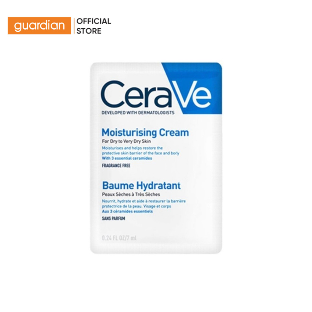 [HSD: 01-11-2026 - HÀNG TẶNG KHÔNG BÁN] Kem Dưỡng Cerave Moisturising Cream 7Ml