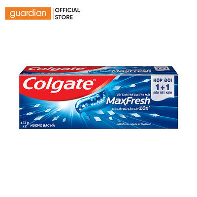 Combo 2 Kem Đánh Răng Maxfresh Bạc Hà 173Gr x 2 Tuýp