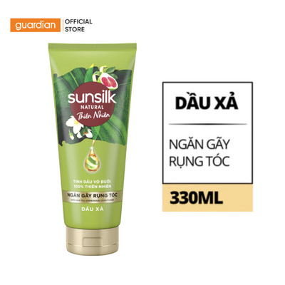 Dầu Xả Sunsilk Thiên Nhiên Hỗ Trợ Giảm Gãy Rụng Tóc Tuýp 330ml