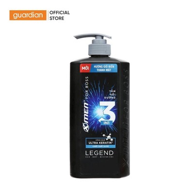 Tắm Gội Dưỡng X-Men For Boss Legend Hương Gió Biển Thanh Mát 630G