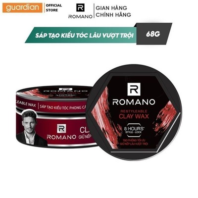 Sáp Tạo Kiểu Tóc Romano Clay 68G