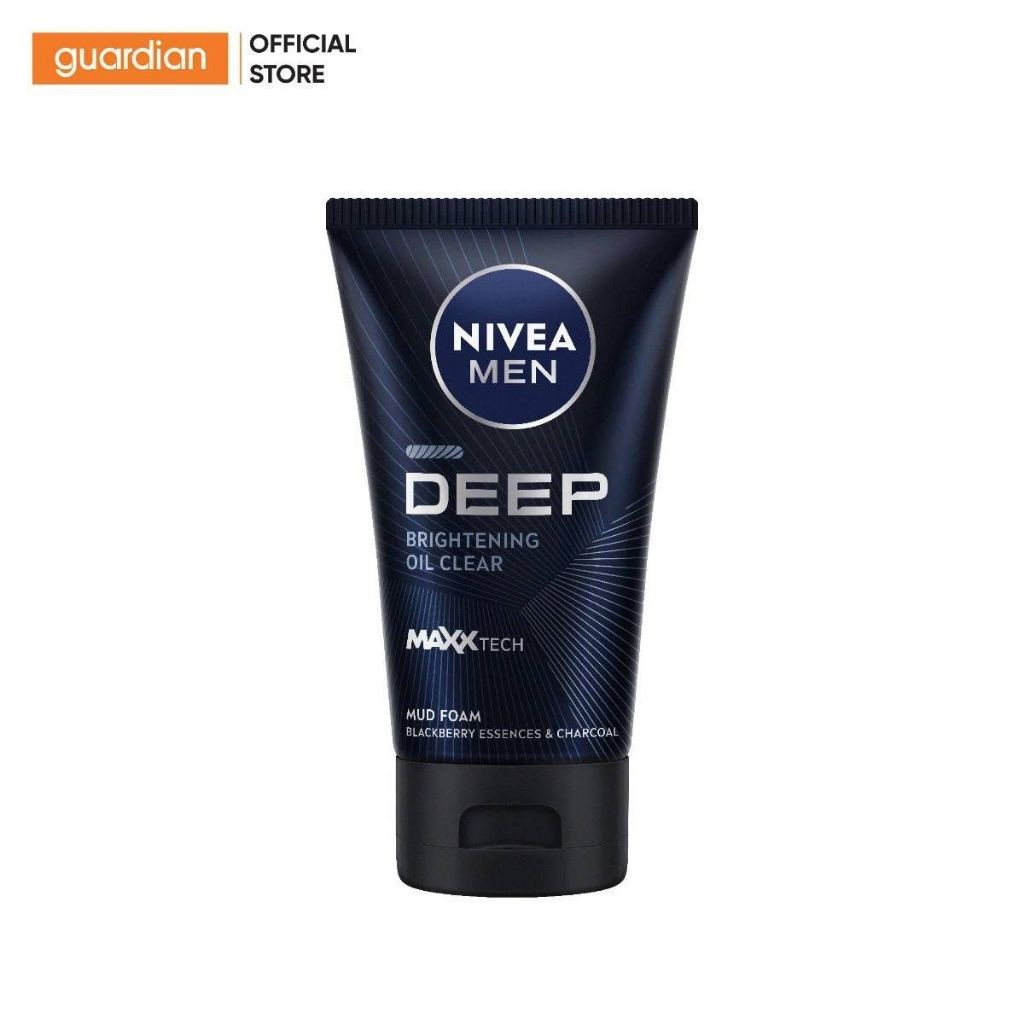 Sữa Rửa Mặt Nam Than Đen Hoạt Tính Hỗ Trợ Sáng Da Deep White Oil Clear Nivea Men 100g