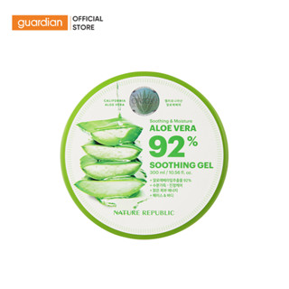  Tinh Chất Dạng Gel Dưỡng Da Soothing Và Moisture Aloe Vera 92% Soothing Gel Nature Republic 300Ml 