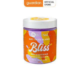  Muối Tắm Gội Tẩy Tế Bào Chết Da Đầu Và Cơ Thể Baresoul Bliss Body & Hair Scrub Có Chứa AHA 330gr 