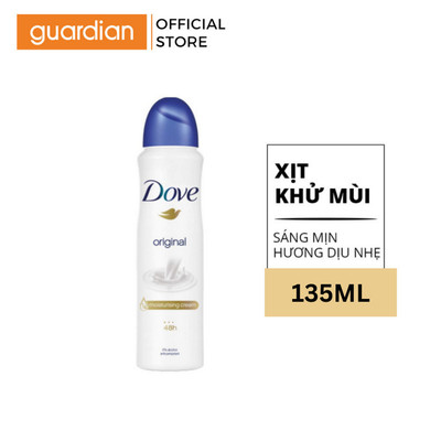 Xịt Khử Mùi Dưỡng Da Sáng Mịn Dove 135ml