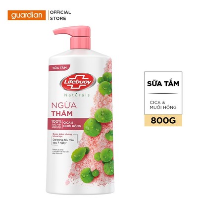 Sữa Tắm Lifebuoy Cica & Muối Hồng 800g