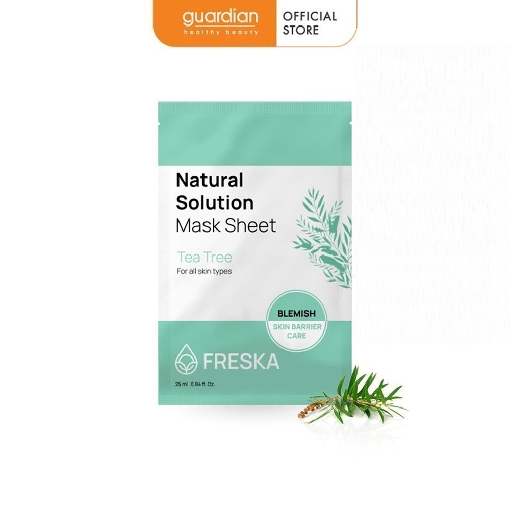Mặt Nạ Giấy Freska Natural Solution Mask Sheet Tea Tree 25ml