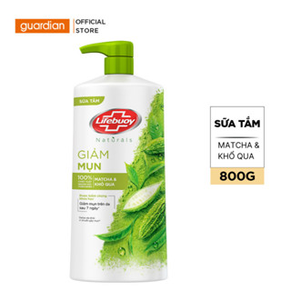 Sữa Tắm Detox Matcha & Khổ Qua Hỗ Trợ Giảm Mụn Cơ Thể Và Sạch Sâu Chai Lifebuoy Guardian 800Gr