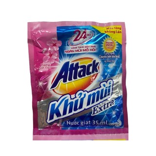 [HÀNG TẶNG KHÔNG BÁN] Nước Giặt Attack Khử Mùi Extra Matic 35Ml