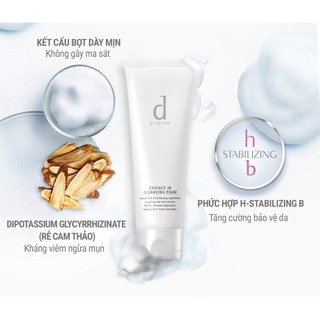 Sữa Rửa Mặt Tạo Bọt Dưỡng Da dProgram 120ml