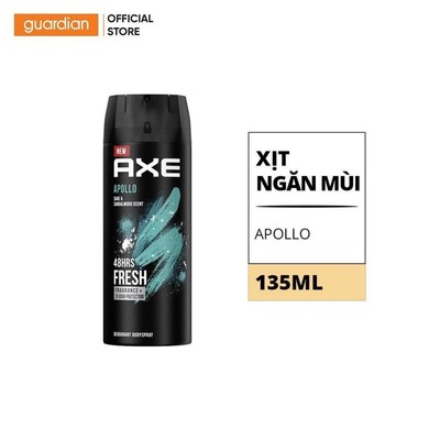 Xịt Khử Mùi Toàn Thân Dành Cho Nam Axe Apollo 135ml