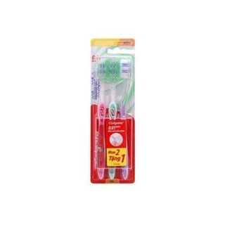 Bộ 3 Bàn Chải Đánh Răng Colgate Mềm, Mảnh