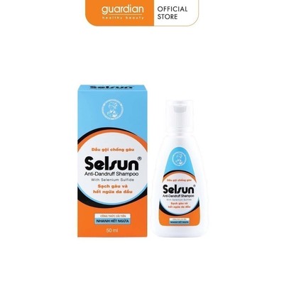 Dầu Gội Giảm Gàu, Làm Sạch Gàu Anti-Dandruff Shampoo Selsun 50ml