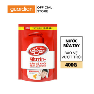 Nước Rửa Tay Lifebuoy Bảo Vệ Vượt Trội Dạng Túi 400g