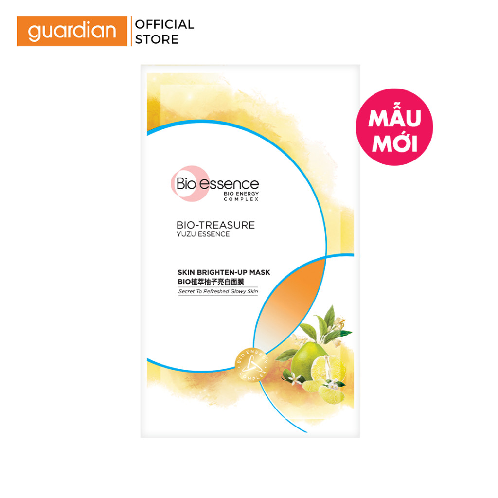 Mặt Nạ Giúp Dưỡng Sáng Chuyên Sâu Skin Brighten-Up Mask Chiết Xuất Quả Thanh Yên Yuzu Bio-Essence 25