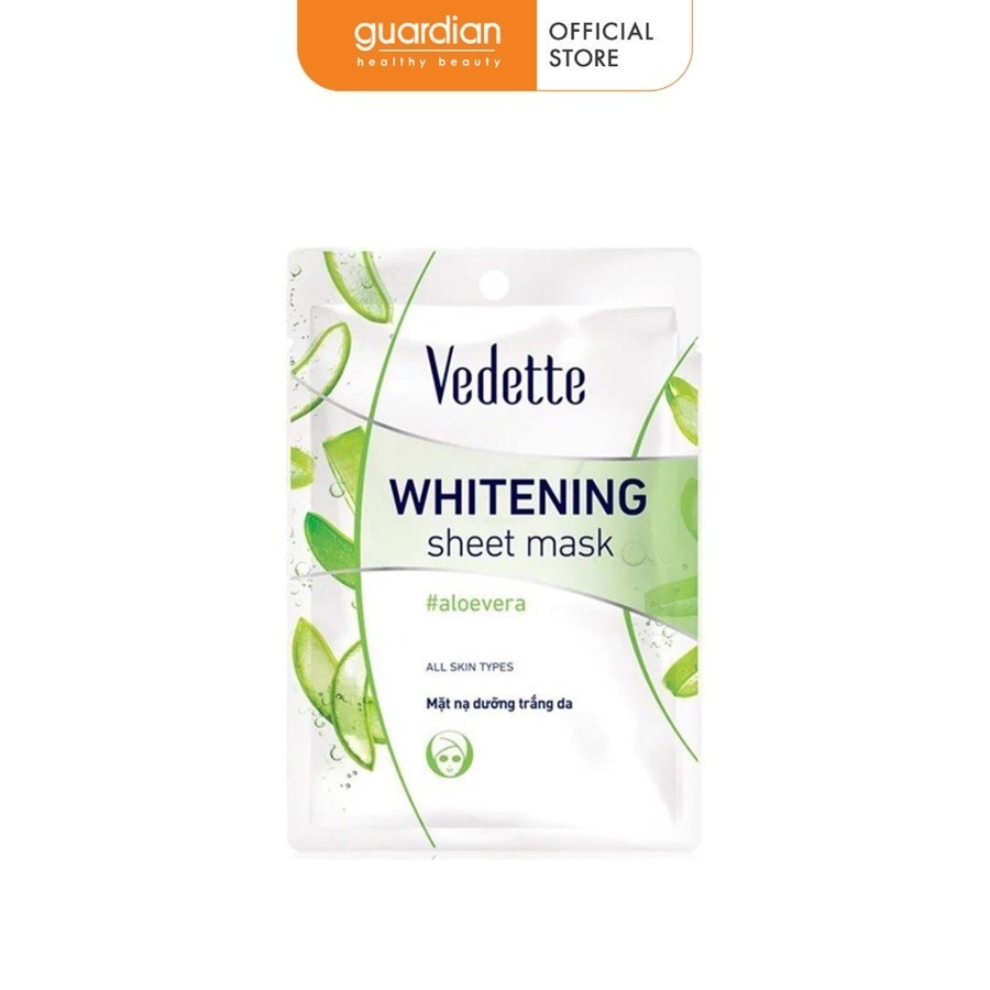 Mặt Nạ Giấy Dưỡng Giúp Sáng Da Nha Đam Vedette 22ml