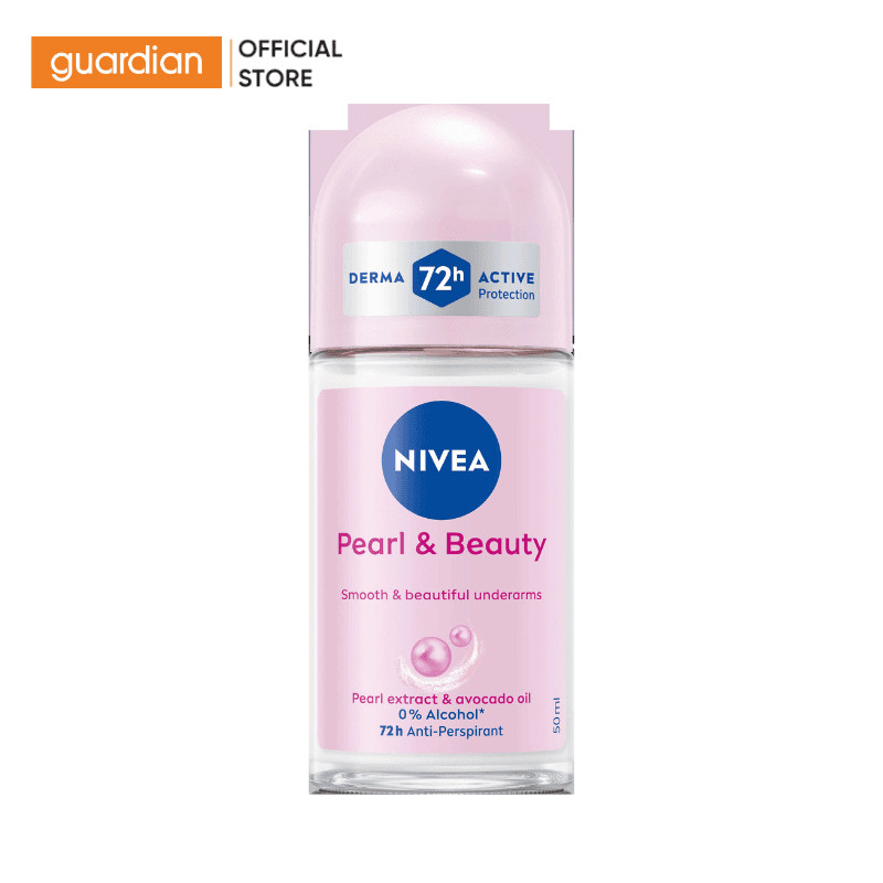  Lăn Khử Mùi Ngọc Trai Sáng Mịn Pearl & Beauty Nivea 50ml 