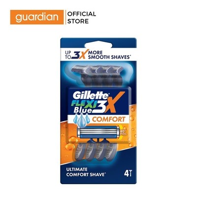 Dao Cạo Râu GILLETTE Blue3X Comfort - Hộp 4 Cây