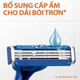Dao Cạo Râu GILLETTE Blue3X Comfort - Hộp 4 Cây