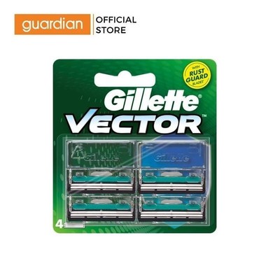 Lưỡi Dao Cạo Râu Gillette Vector - Hộp 4 Lưỡi