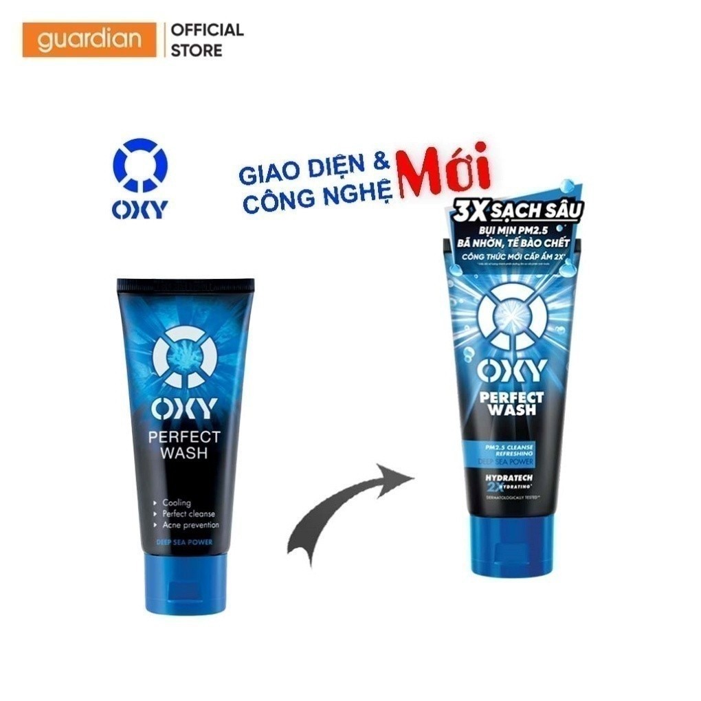 Kem Rửa Mặt Mát Lạnh Perfect Wash Oxy 100Gr