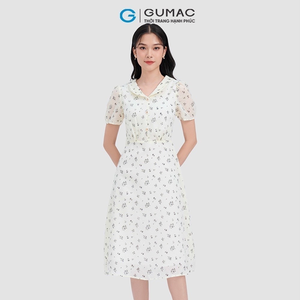 Đầm bâu cách điệu thời trang GUMAC DC10079