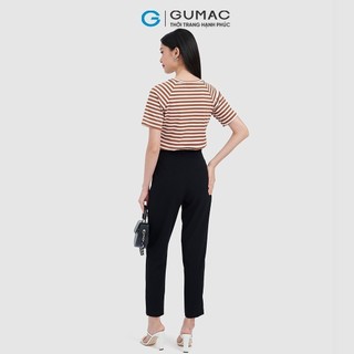 Áo sọc phối nút thời trang GUMAC ATC10063