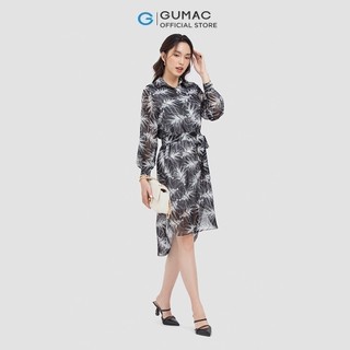 Đầm sơ mi buộc eo DC06048 thời trang GUMAC