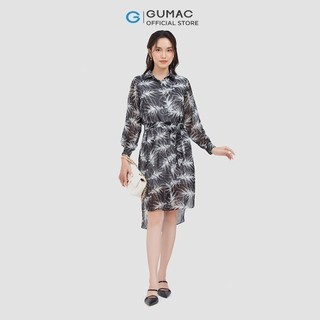 Đầm sơ mi buộc eo DC06048 thời trang GUMAC