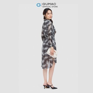 Đầm sơ mi buộc eo DC06048 thời trang GUMAC