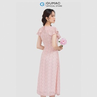 Đầm maxi cổ bèo DC06069 thời trang GUMAC