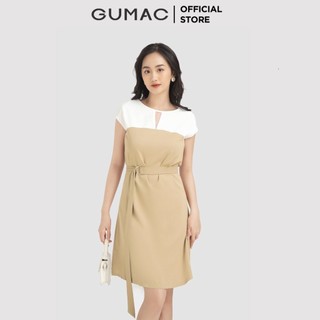 Đầm suông PHỐI ĐAI DB919 GUMAC
