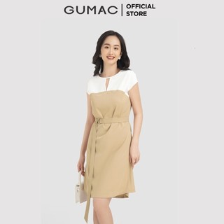 Đầm suông PHỐI ĐAI DB919 GUMAC