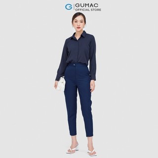 Áo lụa mango giấu nút Thời trang GUMAC AC05004
