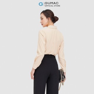 Áo lụa mango giấu nút Thời trang GUMAC AC05004