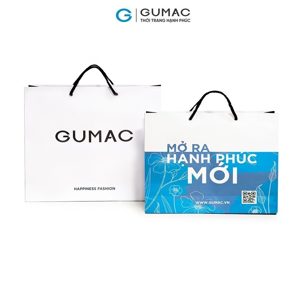 Túi giấy xanh thời trang GUMAC