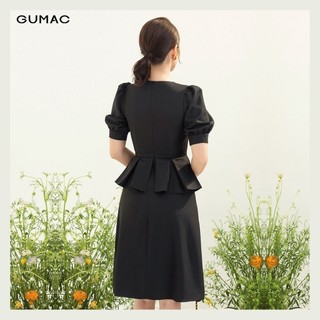 Đầm bèo phối eo thời trang GUMAC DC03064