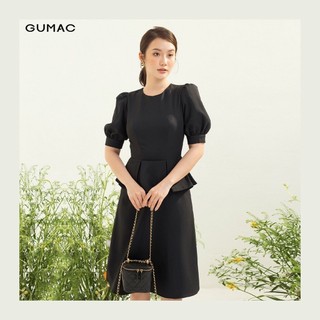 Đầm bèo phối eo thời trang GUMAC DC03064