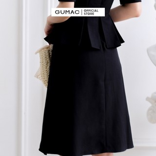 Đầm bèo phối eo thời trang GUMAC DC03064