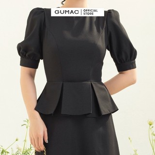 Đầm bèo phối eo thời trang GUMAC DC03064
