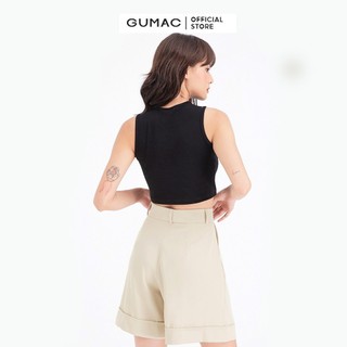 Quần short xếp ly GUMAC QB679