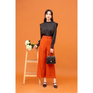 Áo kiểu phối bèo GUMAC AB706