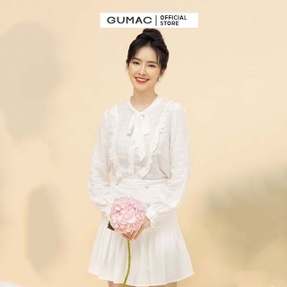 Áo sơ mi bèo cột dây GUMAC AB658