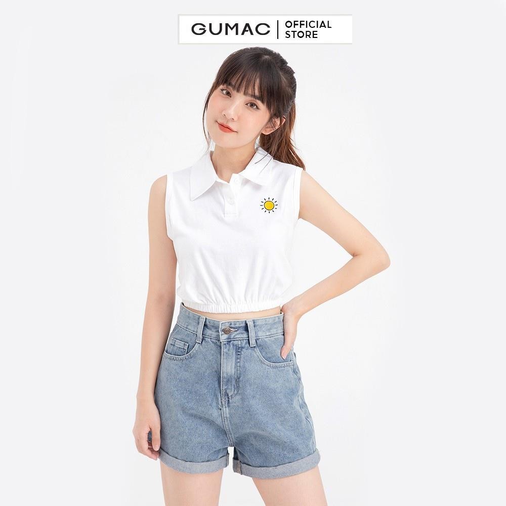 Áo croptop sát nách GUMAC ATB601