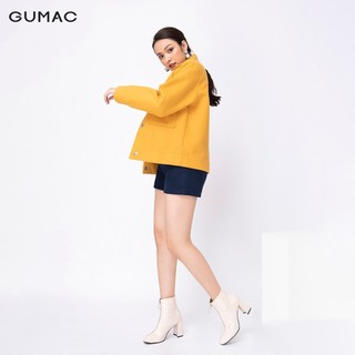 Áo khoác dạ lửng có túi GUMAC AA11278