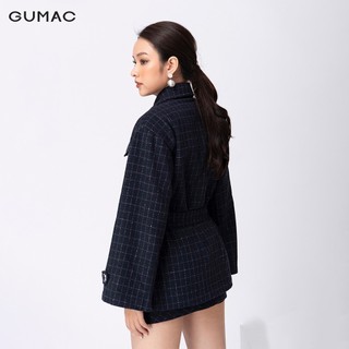 Áo khoác dạ thắt đai GUMAC AA11265