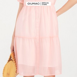 Đầm nữ sơ mi babydoll GUMAC DB711