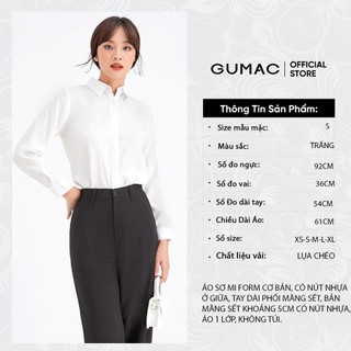 Áo sơ mi cơ bản GUMAC AB659