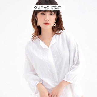 Áo sơ mi cổ trụ GUMAC AB654